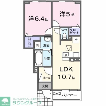 ルミエール鹿黒Aの物件間取画像
